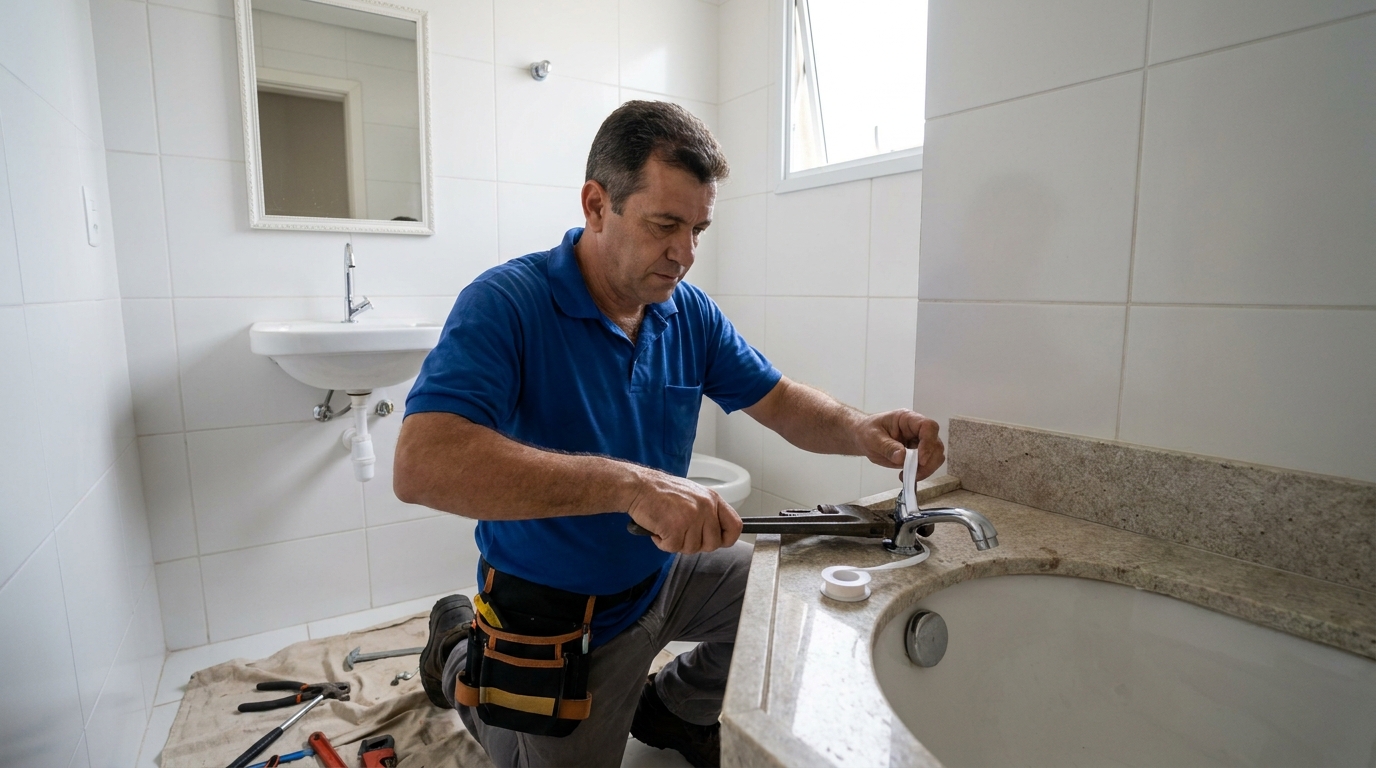 Instalação de torneira de cozinha em Feira de Santana‑BA